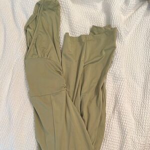 Elegant Olive Green Women's dress